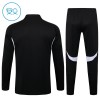 Liverpool Trenings Collegegenser 2024-25 Kvart-Zip Svart - Barn